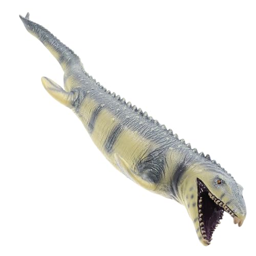 Hohopeti Realistisches Mosasaurus Dinosaurier Modell aus Weichem Lebensechte Kleine Tierdekoration Detailgetreue Simulation als Kognitives Lernspielzeug für Sammler von Hohopeti