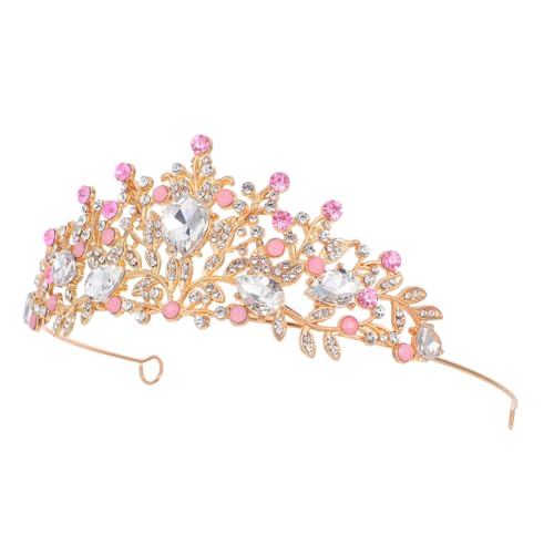 Hohopeti Rhinestone Tiara Prinzessin Krone Stirnband Strass Hochzeit Geburtstag Party Haaraccessoires für Mädchen Flexibel Bequem Langlebig von Hohopeti