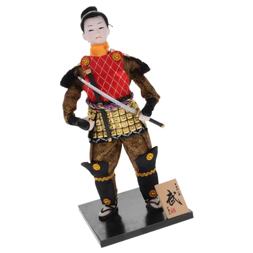 Hohopeti Samurai Doll Ornament Japanisches Kunsthandwerk Traditionelle Japanische Kriegerfigur für Wohnkultur und Sammlungen Authentisches Japanisches Ninja Design Dekoratives Desktop Hohopeti Samurai Doll Ornament Japanisches Kunsthandwerk Traditionelle Japanische Kriegerfigur für Wohnkultur und Sammlungen Authentisches Japanisches Ninja Design Dekoratives Desktop von Hohopeti