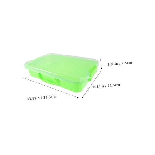 Hohopeti Sandspielzeug mit Ultraleichtem Knetton Großer Kunststoff sandspielwanne Tragbar Stapelbar Inklusive Formen für Kreative Sand Knetaktivitäten Transparentes Grün Hohopeti Sandspielzeug mit Ultraleichtem Knetton Großer Kunststoff sandspielwanne Tragbar Stapelbar Inklusive Formen für Kreative Sand Knetaktivitäten Transparentes Grün von Hohopeti