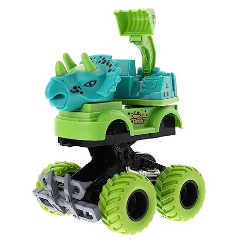 Hohopeti Karton Dinosaurier Rückzieher Fahrzeug Ingenieurfahrzeug Für Bewegliches Spielzeugauto Mit Dinosaurierdesign Ideal Für Kreatives Und Abenteuer von Hohopeti