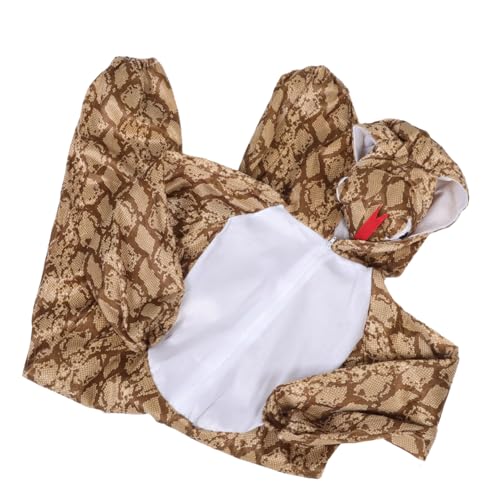 Hohopeti Schlangenkostüm mit Kapuze und Reißverschluss Cartoon Tier design Weicher Einteiler für Jungen und Mädchen Halloween Cosplay und Verkleidungspartys Hohopeti Schlangenkostüm mit Kapuze und Reißverschluss Cartoon Tier design Weicher Einteiler für Jungen und Mädchen Halloween Cosplay und Verkleidungspartys von Hohopeti