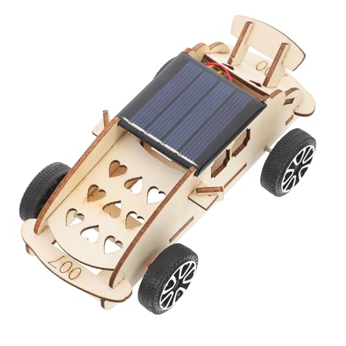 Hohopeti Solarbetriebenes DIY Holzauto Bausatz Lernspielzeug Wissenschaftliches Experimentierset für Grundschüler Praktischer Fähigkeiten und Problemlösung Hohopeti Solarbetriebenes DIY Holzauto Bausatz Lernspielzeug Wissenschaftliches Experimentierset für Grundschüler Praktischer Fähigkeiten und Problemlösung von Hohopeti