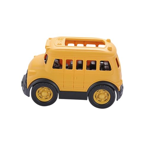 Hohopeti Spielzeugauto für Kinder Schulbus-Modell Hinterwagen für Kinder Kinderspielzeug Autos Spielzeug Spielzeuge Automodell für Mädchen und Jungen Lernspielzeug groß Modellauto von Hohopeti