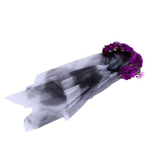 Hohopeti Stirnband Kostüm Schädel Cosplay Band Halloween Haar Blume Headwear Haarband Für Erwachsene Kopfschmuck Rose Und Hohopeti Stirnband Kostüm Schädel Cosplay Band Halloween Haar Blume Headwear Haarband Für Erwachsene Kopfschmuck Rose Und von Hohopeti