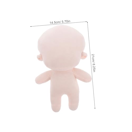 Hohopeti Stoffpuppe Kuschelpuppen aus Plüsch mit Weichem PP Baumwollkörper Vielseitige DIY Puppe für Bastelprojekte Charmantes Sammelspielzeug und Geschenkidee von Hohopeti