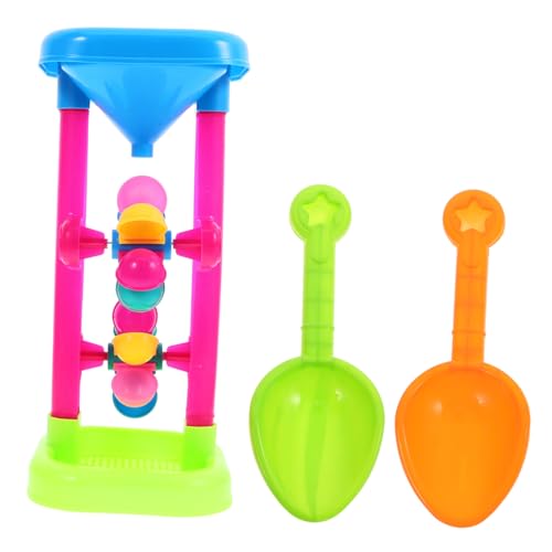 Hohopeti Strandspielzeug für Sandspielzeug mit Sanduhr und Wasserwindrad Kreatives Langlebiges für Draußen Leicht und Sicher für Jungen und Mädchen Zufällige Farbe von Hohopeti