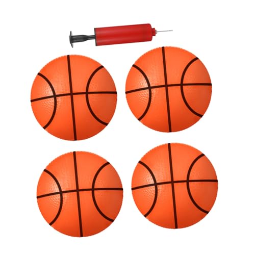 Hohopeti Teiliges Basketball aus Leichtem Luftgefülltem PVC mit Pumpe Bunte für Drinnen und Draußen Kreatives Wurfspiel für Jungen und Mädchen Zufällige Farbe Zufällige Farbe von Hohopeti