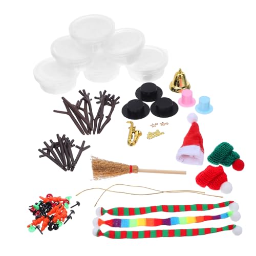 Hohopeti Teiliges DIY Schneemann Bastelset für Polymer Clay Kit mit Miniatur Schneemann Festliches Winterparty Dekorationsset für Weihnachten und Familienaktivitäten Hohopeti Teiliges DIY Schneemann Bastelset für Polymer Clay Kit mit Miniatur Schneemann Festliches Winterparty Dekorationsset für Weihnachten und Familienaktivitäten von Hohopeti