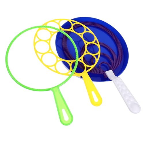 Hohopeti Teiliges Seifenblasenring Blaswerkzeug für Erwachsene Tragbar Bunte Große Bubble Maker Sicherer Kunststoff für Outdoor Spiel und Familienaktivitäten Zufällige Zufällige Farbe Hohopeti Teiliges Seifenblasenring Blaswerkzeug für Erwachsene Tragbar Bunte Große Bubble Maker Sicherer Kunststoff für Outdoor Spiel und Familienaktivitäten Zufällige Zufällige Farbe von Hohopeti