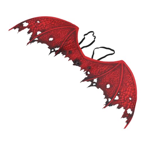 Hohopeti Teufelsflügel Cosplay Requisite Rot Unisex Halloween Party Bühnenperformance Strapazierfähige Festivalflügel Erwachsene Zubehör Hohopeti Teufelsflügel Cosplay Requisite Rot Unisex Halloween Party Bühnenperformance Strapazierfähige Festivalflügel Erwachsene Zubehör von Hohopeti