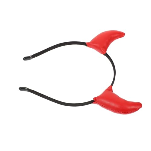 Hohopeti Teufelshorn Stirnband Halloween Stirnband Halloween Horn Streich Cosplay Hörner Haarbänder Party Glitzer Teufelshörner Teufels Kleine von Hohopeti