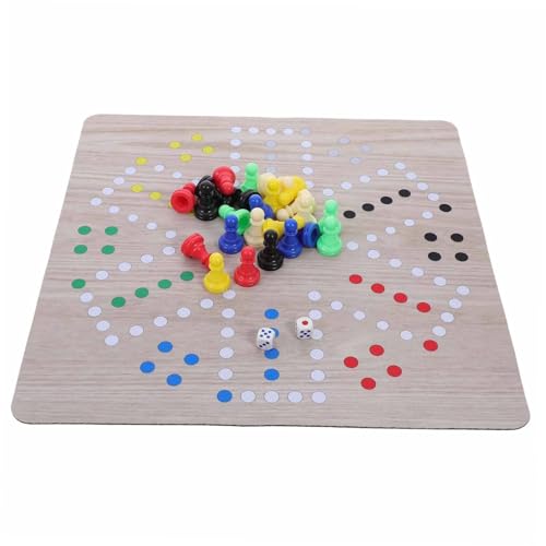 Hohopeti Tragbares Flying Chess Brettspiel Personen Interaktives Strategiespiel Denkfähigkeit und Teamwork Kompaktes Reisespiel für Familie und Freunde von Hohopeti