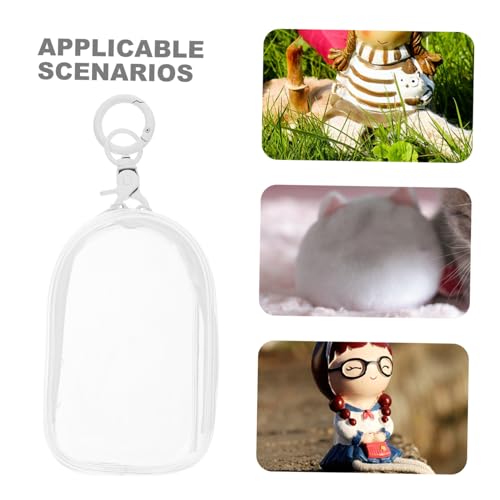 Hohopeti Transparente PVC puppenaufbewahrungstasche mit Schlüsselanhänger Leichte Tragbare Sammeltasche für Figuren Staubdichte Durchsichtige Display Tasche für Sammler Hohopeti Transparente PVC puppenaufbewahrungstasche mit Schlüsselanhänger Leichte Tragbare Sammeltasche für Figuren Staubdichte Durchsichtige Display Tasche für Sammler von Hohopeti