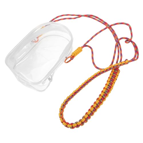 Hohopeti Transparente Puppen-Aufbewahrungstasche mit Robustem PVC Tragbarer Mini Organizer für Figuren und Zubehör mit Komfortablem Geflochtenem Tragegurt für Unterwegs und Sichere Hohopeti Transparente Puppen-Aufbewahrungstasche mit Robustem PVC Tragbarer Mini Organizer für Figuren und Zubehör mit Komfortablem Geflochtenem Tragegurt für Unterwegs und Sichere von Hohopeti