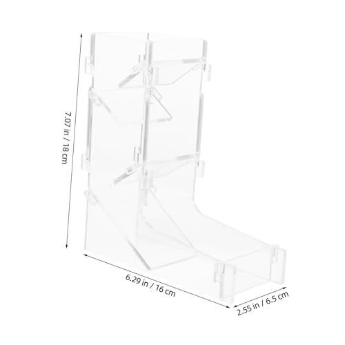 Hohopeti Transparenter Würfelturm aus Acryl Zusammenklappbar und Tragbar für Faire Würfelwürfe bei Brettspielen und Kompaktes Design für Unterwegs Hohopeti Transparenter Würfelturm aus Acryl Zusammenklappbar und Tragbar für Faire Würfelwürfe bei Brettspielen und Kompaktes Design für Unterwegs von Hohopeti