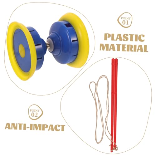 Hohopeti Triple Lager Diabolo mit Unidirektionalem Lager für Lange Drehzeiten Professionelle Performance Inklusive Stäben Geeignet für Senioren und Perfektes Fitness Zufällige Farbe Hohopeti Triple Lager Diabolo mit Unidirektionalem Lager für Lange Drehzeiten Professionelle Performance Inklusive Stäben Geeignet für Senioren und Perfektes Fitness Zufällige Farbe von Hohopeti