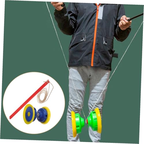 Hohopeti Triple kugellager Diabolo Fitnessspielzeug Stoßfestes Outdoor jongliergerät mit Lange Drehzeit für Anfänger Senioren und Profi übungen Zufällige Farbe Zufällige Farbe von Hohopeti