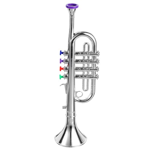 Hohopeti Trompete Leicht Tragbar Pädagogisch Musikinstrument mit Natürlichem Klang für Anfänger und Musikförderung Jungen Mädchen Geschenk von Hohopeti
