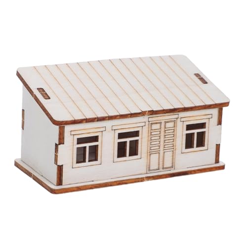 Hohopeti Unfertiges Holzhaus Modellbausatz DIY Holzhaus Cabin Stil für Weihnachtsdekoration Tischmitte Kleine Holzlaube zum Bemalen und Individuelle Gestaltung Hohopeti Unfertiges Holzhaus Modellbausatz DIY Holzhaus Cabin Stil für Weihnachtsdekoration Tischmitte Kleine Holzlaube zum Bemalen und Individuelle Gestaltung von Hohopeti