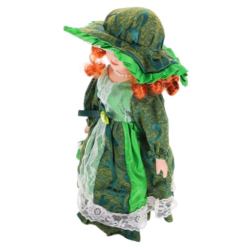Hohopeti Victorian Keramikpuppe Miniaturfigur Handgefertigt Antike Porzellanfigur Retro Sammlerstück Viktorianische Damen Dekoration für Puppenhaus und Wohnkultur von Hohopeti