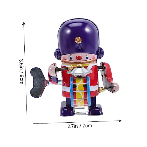 Hohopeti Vintage Blechspielzeug Aufziehsoldat Lustiges Retro Wind Up für Geburtstagsgeschenk Zufälliger Stil Sicher und Wiederverwendbar Hohopeti Vintage Blechspielzeug Aufziehsoldat Lustiges Retro Wind Up für Geburtstagsgeschenk Zufälliger Stil Sicher und Wiederverwendbar von Hohopeti