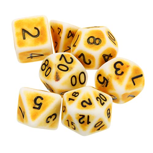 Hohopeti Vintage Würfelset Teiliges Retro Multi Seiten Würfelset für Brettspiele Kreative Spielzeuge für Partys und Tischspiele Tragbar und Leicht Hohopeti Vintage Würfelset Teiliges Retro Multi Seiten Würfelset für Brettspiele Kreative Spielzeuge für Partys und Tischspiele Tragbar und Leicht von Hohopeti