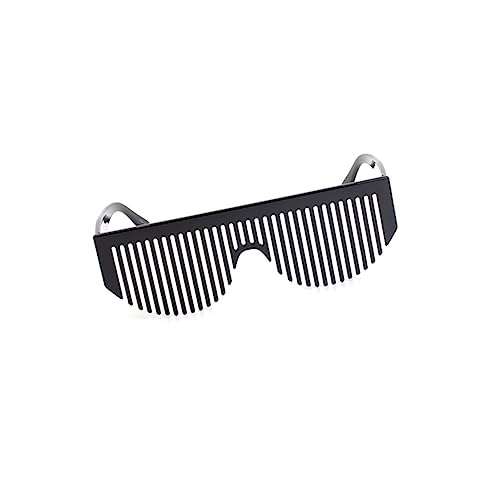 Hohopeti Wacky Party Brille mit Kamm Design Lustige Accessoires für Partys und Feiern Schwarze Sonnenbrille Multifunktionale Eyewear für Spaß und Kreative Looks Hohopeti Wacky Party Brille mit Kamm Design Lustige Accessoires für Partys und Feiern Schwarze Sonnenbrille Multifunktionale Eyewear für Spaß und Kreative Looks von Hohopeti