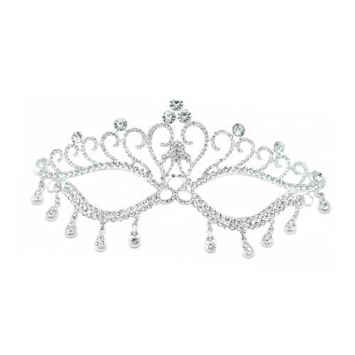 Hohopeti Wasserdichte Glitzernde Wasser Maske für Damen Party Gesichtsmaske mit Feiner Politur Leicht und Hautfreundlich für Karneval Halloween und Maskenball Hohopeti Wasserdichte Glitzernde Wasser Maske für Damen Party Gesichtsmaske mit Feiner Politur Leicht und Hautfreundlich für Karneval Halloween und Maskenball von Hohopeti