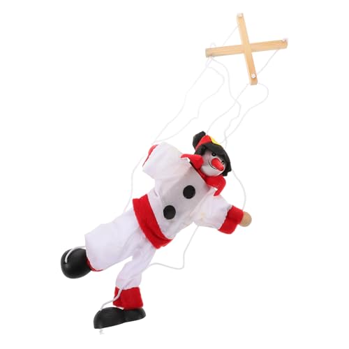 Hohopeti Weihnachtlicher Schneemann Marionette Puppe aus Weichem Stoff mit Zugfäden Interaktives Rollenspiel für Weihnachtsfeiern und Fantasievolles Hohopeti Weihnachtlicher Schneemann Marionette Puppe aus Weichem Stoff mit Zugfäden Interaktives Rollenspiel für Weihnachtsfeiern und Fantasievolles von Hohopeti