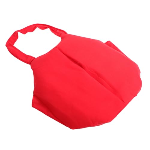 Hohopeti Weihnachtsmann Fake Belly Weihnachtskostüm Requisite Roter Weihnachtsmann Bauch für Party Cosplay Bühnenaufführung Unisex von Hohopeti