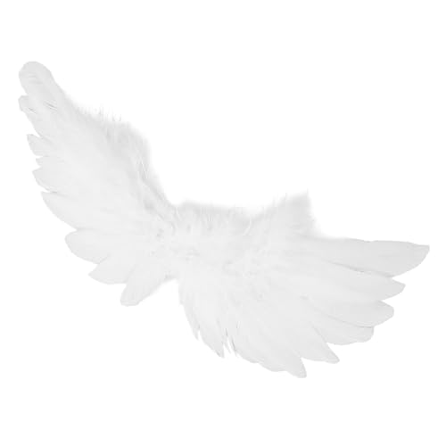 Hohopeti Weiße Engel Flügel für Weihnachten und Halloween Kostüm Dekoration Leicht Vielseitig Design und Farben für Cosplay und Puppenaccessoires Hohopeti Weiße Engel Flügel für Weihnachten und Halloween Kostüm Dekoration Leicht Vielseitig Design und Farben für Cosplay und Puppenaccessoires von Hohopeti