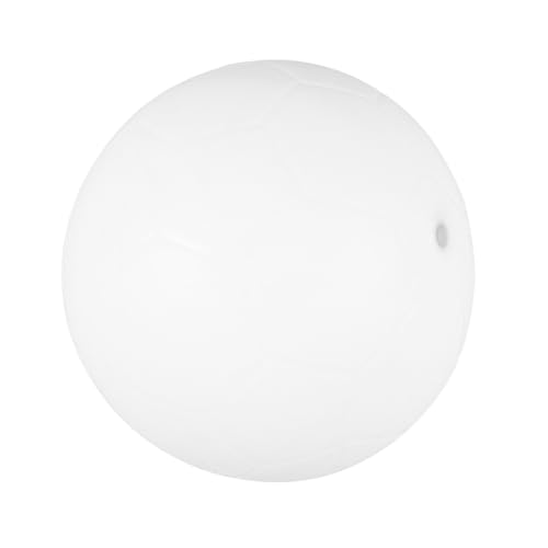 Hohopeti Weiße Kinderfußball Bemalbarer Robuster und Elastischer Trainingsball für Sport und Spiel Sicherer Fußball für Mädchen und Jungen DIY Kreativball für Indoor und Outdoor von Hohopeti