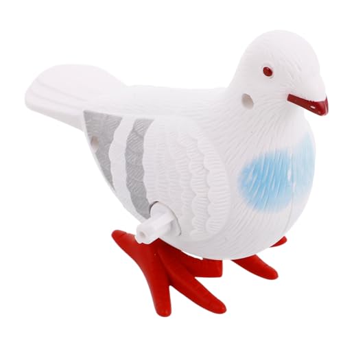 Hohopeti Wind Up Taubenspielzeug Weiß Blechspielzeug Aufziehbar Realistische Hüpfen Bewegung Energiesparendes Mechanismus Spaß Retro Design Hohopeti Wind Up Taubenspielzeug Weiß Blechspielzeug Aufziehbar Realistische Hüpfen Bewegung Energiesparendes Mechanismus Spaß Retro Design von Hohopeti