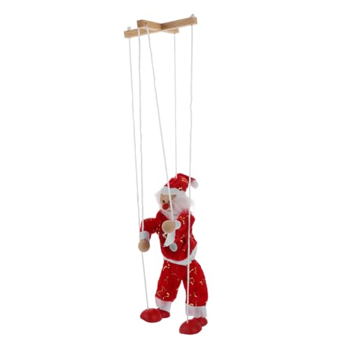 Hohopeti Witzige Handgefertigte Holz Marionette Weihnachtsmann Puppenspielzeug aus Naturholz und Kreatives DIY Puppet für Sichere Weihnachtsdeko und Geschenkidee Hohopeti Witzige Handgefertigte Holz Marionette Weihnachtsmann Puppenspielzeug aus Naturholz und Kreatives DIY Puppet für Sichere Weihnachtsdeko und Geschenkidee von Hohopeti