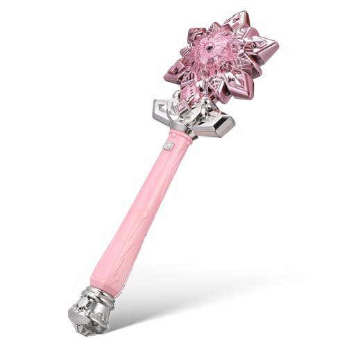 Hohopeti Zauberstab sprühen D Plüsch Musical aufleuchten Schneeflockenstab für Partys Prinzessin Zauberstab Spielzeugstab Halloween-Leuchtstab Schneeflocken- Plastik Rosa Hohopeti Zauberstab sprühen D Plüsch Musical aufleuchten Schneeflockenstab für Partys Prinzessin Zauberstab Spielzeugstab Halloween-Leuchtstab Schneeflocken- Plastik Rosa von Hohopeti
