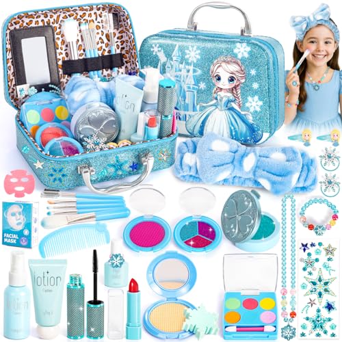 Hohosunlar Pretend Makeup Set für kleine Mädchen, Prinzessin Geschenkset mit gefälschtem Make-up-Spielzeug für Mädchen ab 3 Jahren Hohosunlar Pretend Makeup Set für kleine Mädchen, Prinzessin Geschenkset mit gefälschtem Make-up-Spielzeug für Mädchen ab 3 Jahren von Hohosunlar