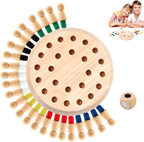 Hoiny Holz Memory Match Stick Schach Spielzeug, 1 Set Family Brettspiele Hölzerne Gedächtnisspiele,Gedächtnis Schach für Kinder Und Erwachsene Vorschulbildung von Hoiny