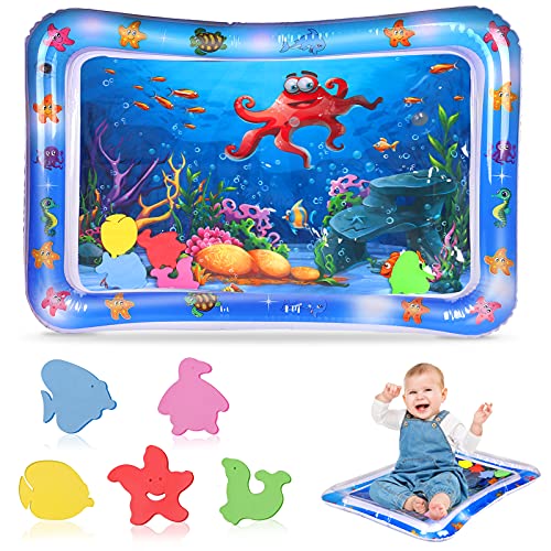 Hoiny Wassermatte Baby, Baby Spielzeuge 3 6 9 Monate, Wasserspielmatte Baby Aufblasbare Bauchzeit Matte für Baby Sensorisches Entwicklung Ausbildung,67 x 49 cm Hoiny Wassermatte Baby, Baby Spielzeuge 3 6 9 Monate, Wasserspielmatte Baby Aufblasbare Bauchzeit Matte für Baby Sensorisches Entwicklung Ausbildung,67 x 49 cm von Hoiny