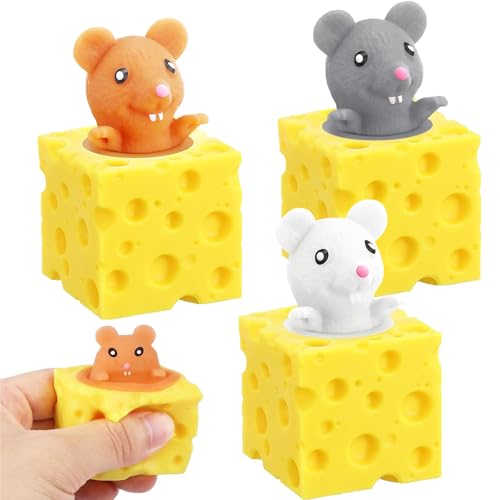 Hojalis 3 Stücke Käse Mäuse Stress Spielzeug, Käse Mäuse Tassen, Simulation Mäuse Stressabbau Spielzeug, Stressabbau Fidget Spielzeug, Squishy Squeeze Toys für Erwachsene und Kinder Hojalis 3 Stücke Käse Mäuse Stress Spielzeug, Käse Mäuse Tassen, Simulation Mäuse Stressabbau Spielzeug, Stressabbau Fidget Spielzeug, Squishy Squeeze Toys für Erwachsene und Kinder von Hojalis