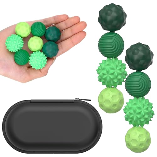 Hojalis 8 Stück Magnetische Fidget Toys, Magnetkugeln Stressball Silikon Sensorik Spielzeug, Anziehungskraft Stress Bälle mit Silikonhülle, Stress Magnet Balls für Angst Stressabbau Hojalis 8 Stück Magnetische Fidget Toys, Magnetkugeln Stressball Silikon Sensorik Spielzeug, Anziehungskraft Stress Bälle mit Silikonhülle, Stress Magnet Balls für Angst Stressabbau von Hojalis