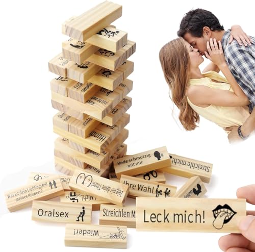 Hojalis Deutsch Stapelspiel aus Holzblöcken for Paare Hojalis Deutsch Stapelspiel aus Holzblöcken for Paare von Hojalis