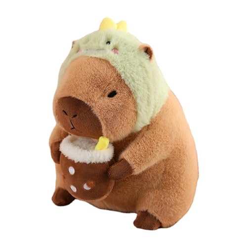 Capybara-Plüschtier, niedliches Capybara Plüschkissen für Tiere aus Plüsch – abnehmbare Kopfbedeckung, Capybara, Plüschkissen für Erwachsene und Mädchen, weiches und kuscheliges Tierspielzeug Capybara-Plüschtier, niedliches Capybara Plüschkissen für Tiere aus Plüsch – abnehmbare Kopfbedeckung, Capybara, Plüschkissen für Erwachsene und Mädchen, weiches und kuscheliges Tierspielzeug von Holdes