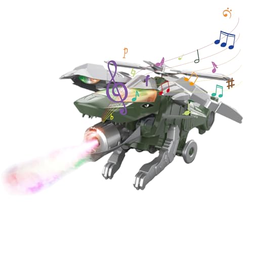 Dinosaurier-Flugzeugspielzeug, Dinosaurier-Spielzeug für Jungen und Mädchen | Spielzeug zum Dinosaurier mit leichter Musik und Sprüheffekt, vermeidet automatisch Hindernisse Dinosaurier-Flugzeugspielzeug, Dinosaurier-Spielzeug für Jungen und Mädchen | Spielzeug zum Dinosaurier mit leichter Musik und Sprüheffekt, vermeidet automatisch Hindernisse von Holdes