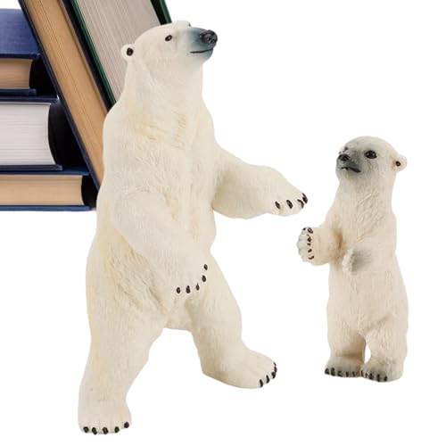 Eisbär-Statue | Spielzeugfigur Tier Eisbär – realistische Arktische Tierstatue, Skulptur eines arktischen Bären, stehend, Tierskulptur für Heimdekoration Eisbär-Statue | Spielzeugfigur Tier Eisbär – realistische Arktische Tierstatue, Skulptur eines arktischen Bären, stehend, Tierskulptur für Heimdekoration von Holdes