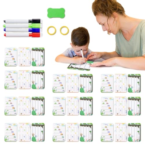 Holdes Control Training Book | Erasable Preschool Practice Copybook | Preschool Practice Copybook, Writing Learning Cards, Control Training Card for Kids Girls von Holdes