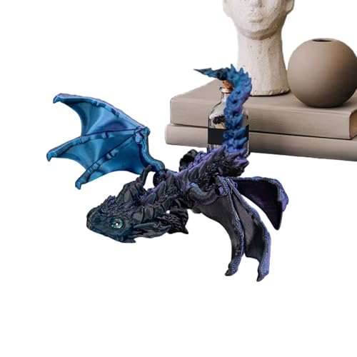 Holdes Drachenfigur, Spielzeugdrache | 3D -gedruckte Simulation Flying Dragon Ornamente,Kreatives Handwerk, bewegliche Gelenks -Executive Desk Zappet Toys for Home Office Holdes Drachenfigur, Spielzeugdrache | 3D -gedruckte Simulation Flying Dragon Ornamente,Kreatives Handwerk, bewegliche Gelenks -Executive Desk Zappet Toys for Home Office von Holdes