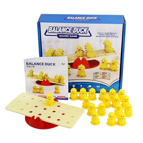 Holdes Enten-Balance-Spiel für Kinder, Desktop-Enten-Balancing-Spiel, kreativ, einfach zu bedienendes Balancierspiel für Kinder und Erwachsene, Strumpffüller, Kindergarten von Holdes