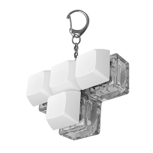 Holdes Fidget Clicker Keyboard-Schlüsselanhänger, Clicker-Tastatur-Spielzeug – Fingerspielzeug mit 4 Tasten | Fingerspielzeug, lustiger sensorischer Schlüsselanhänger, Baumtester, Fingerspielzeug Holdes Fidget Clicker Keyboard-Schlüsselanhänger, Clicker-Tastatur-Spielzeug – Fingerspielzeug mit 4 Tasten | Fingerspielzeug, lustiger sensorischer Schlüsselanhänger, Baumtester, Fingerspielzeug von Holdes