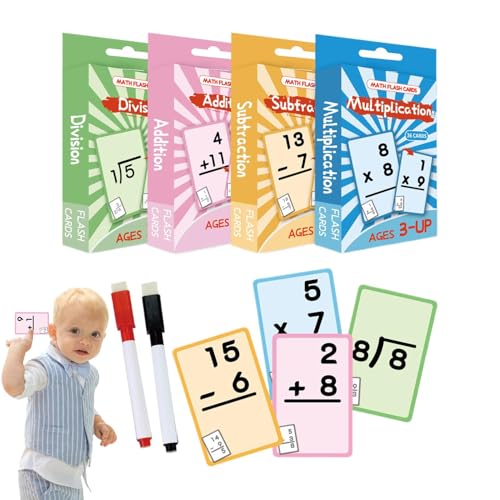 Holdes Flash-Karten zum Lernen von Mathematik, mathematische Flash-Karten für | trocken abwischbare Flash-Karten Addition und Subtraktion – Lern- und Übungskarten Holdes Flash-Karten zum Lernen von Mathematik, mathematische Flash-Karten für | trocken abwischbare Flash-Karten Addition und Subtraktion – Lern- und Übungskarten von Holdes